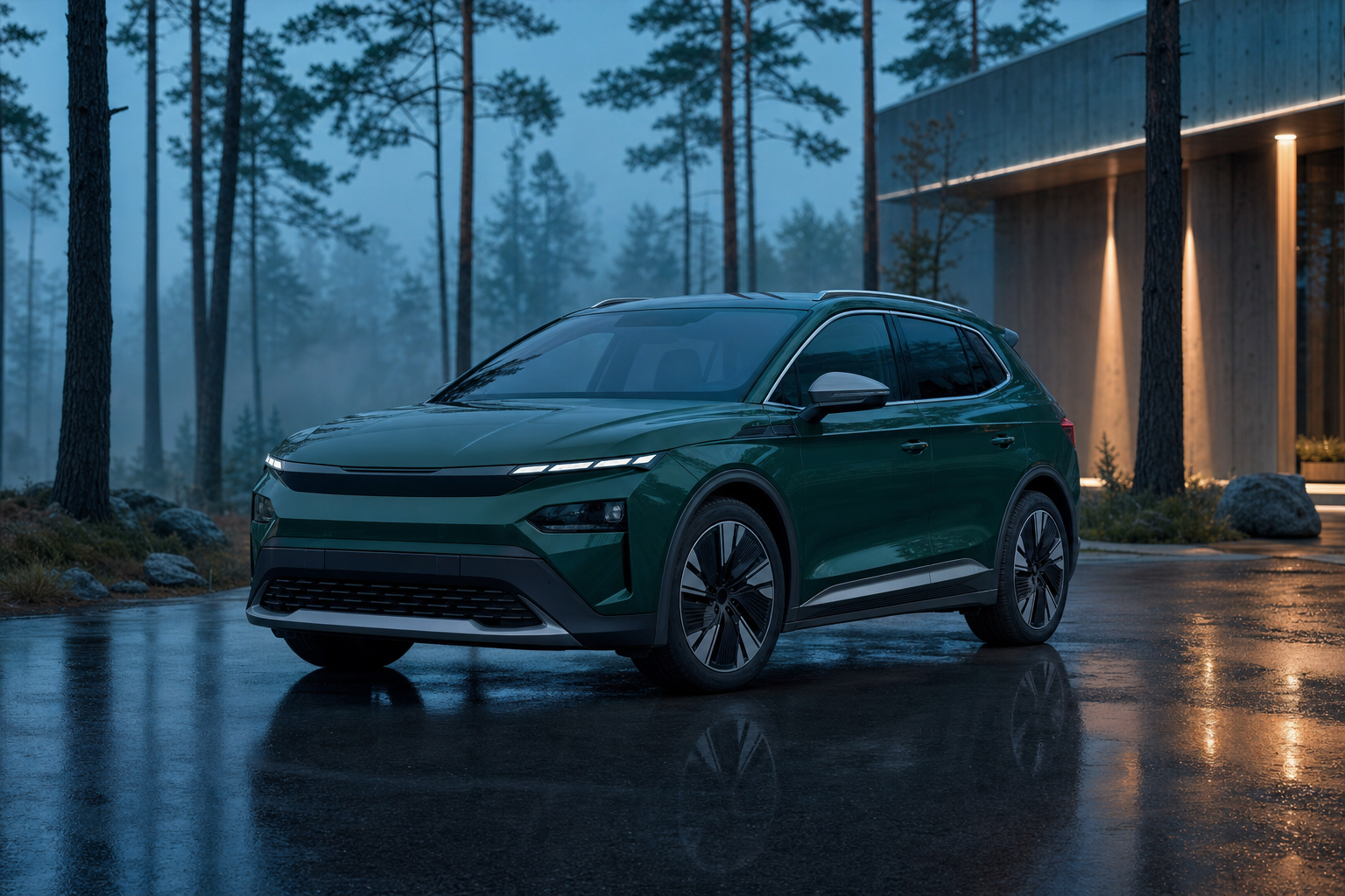 Škoda Elroq 85x (2026): Kompakt firehjulstrukken elbil-SUV med 445 km reel rækkevidde og 165 kW lynopladning